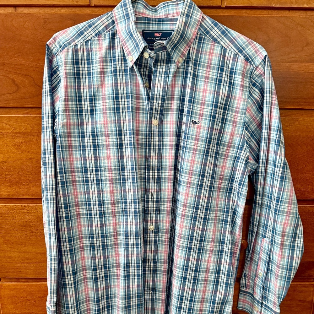 Mens Vineyard Vines L/S button down - size L